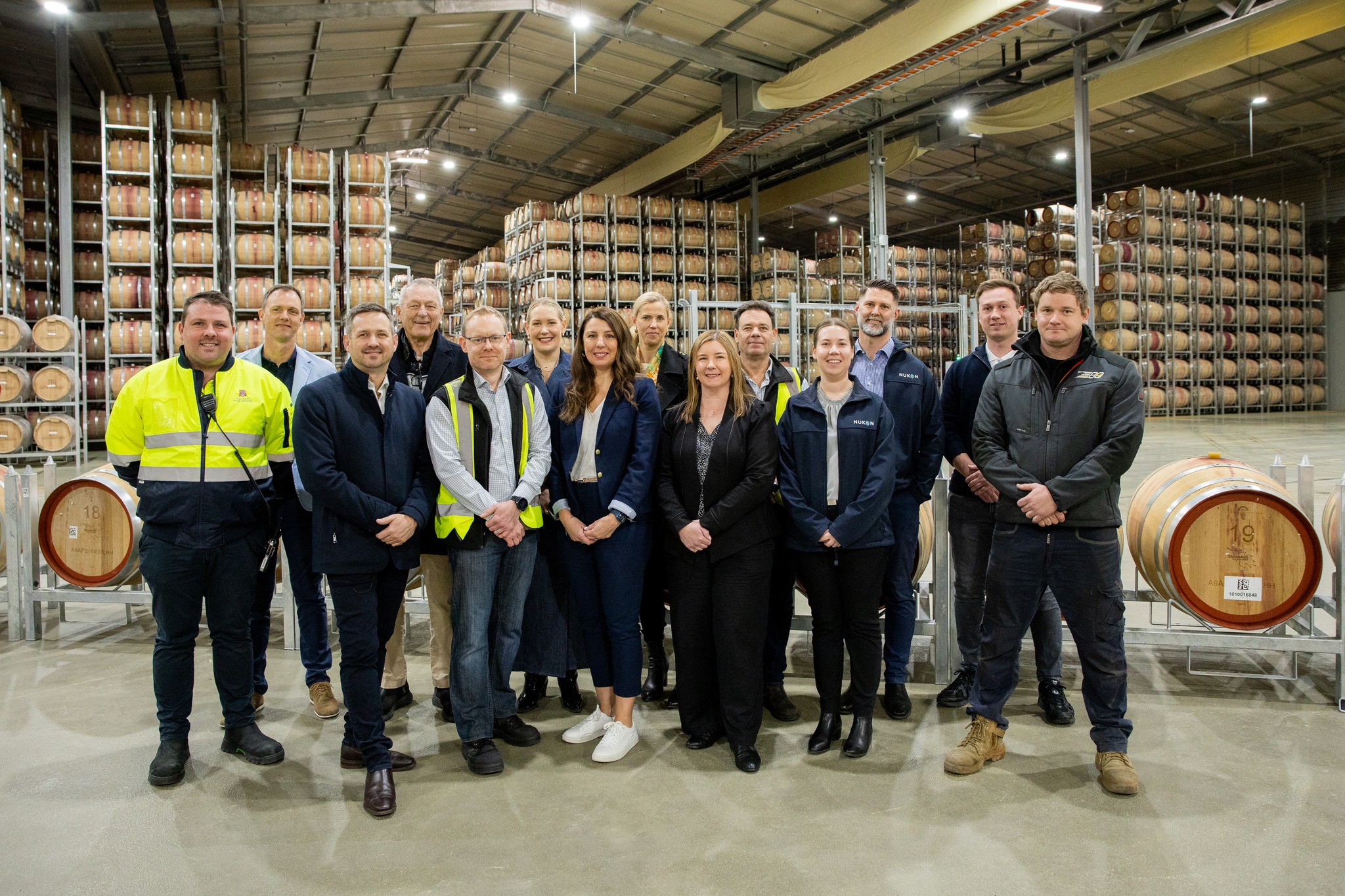 Treasury Wine Estates unveils world-first $10m automation system in Barossa Valley 