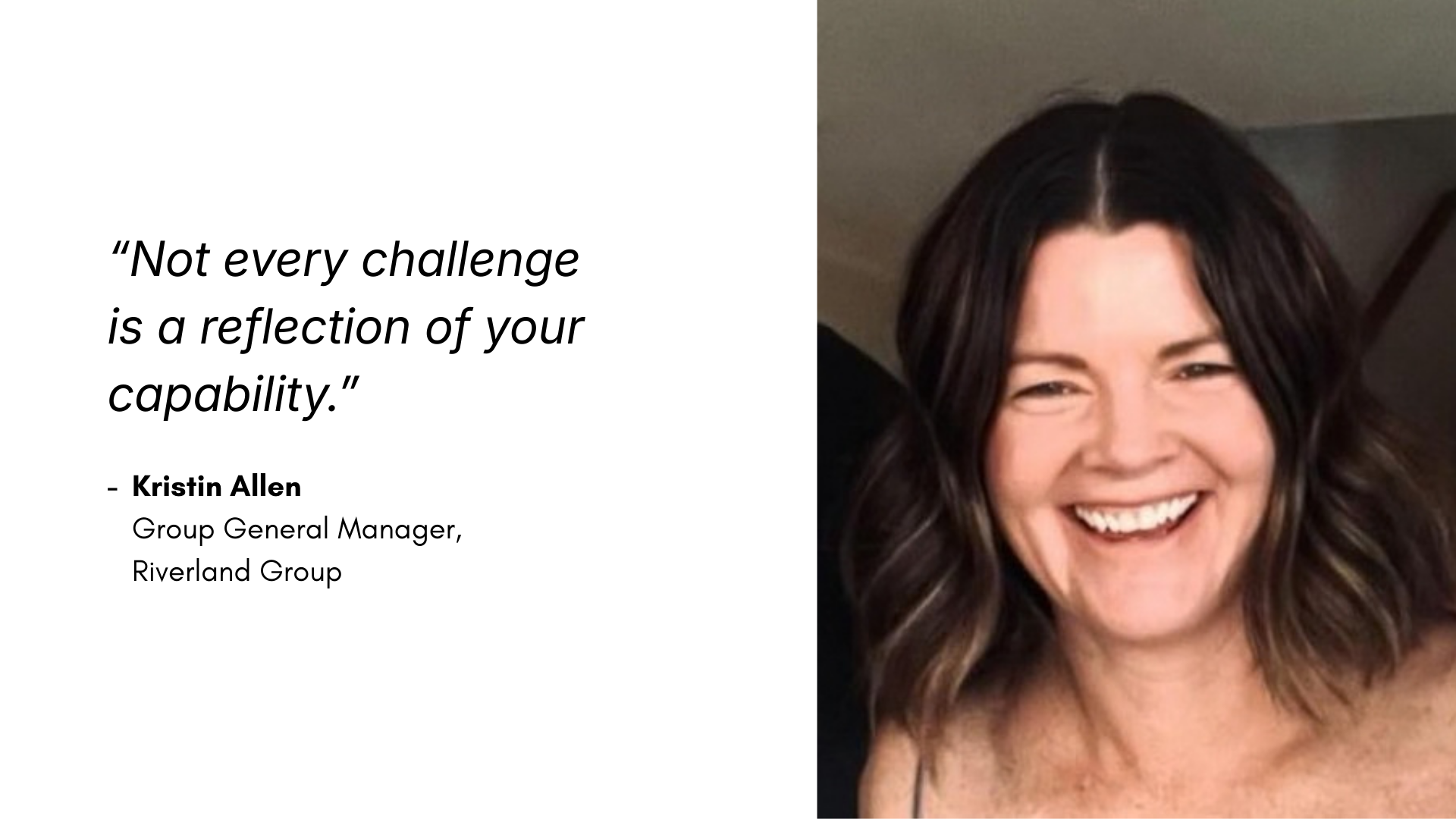 A Q&A with Kristin Allen, Group General Manager – Riverland Group
